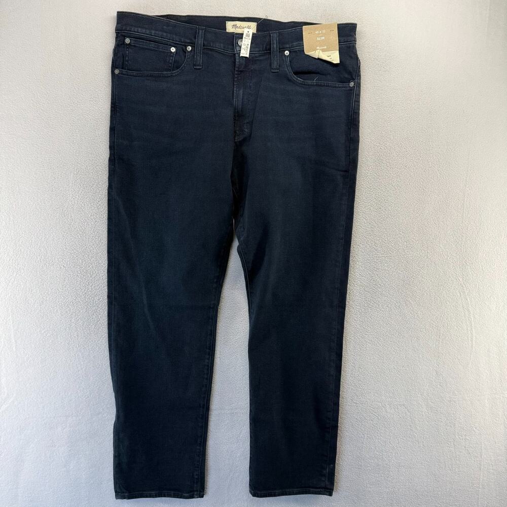 Madewell Jeans Men's 40x32 Blue Slim Straight Denim 5 Pocket NG297 Cotton NEW